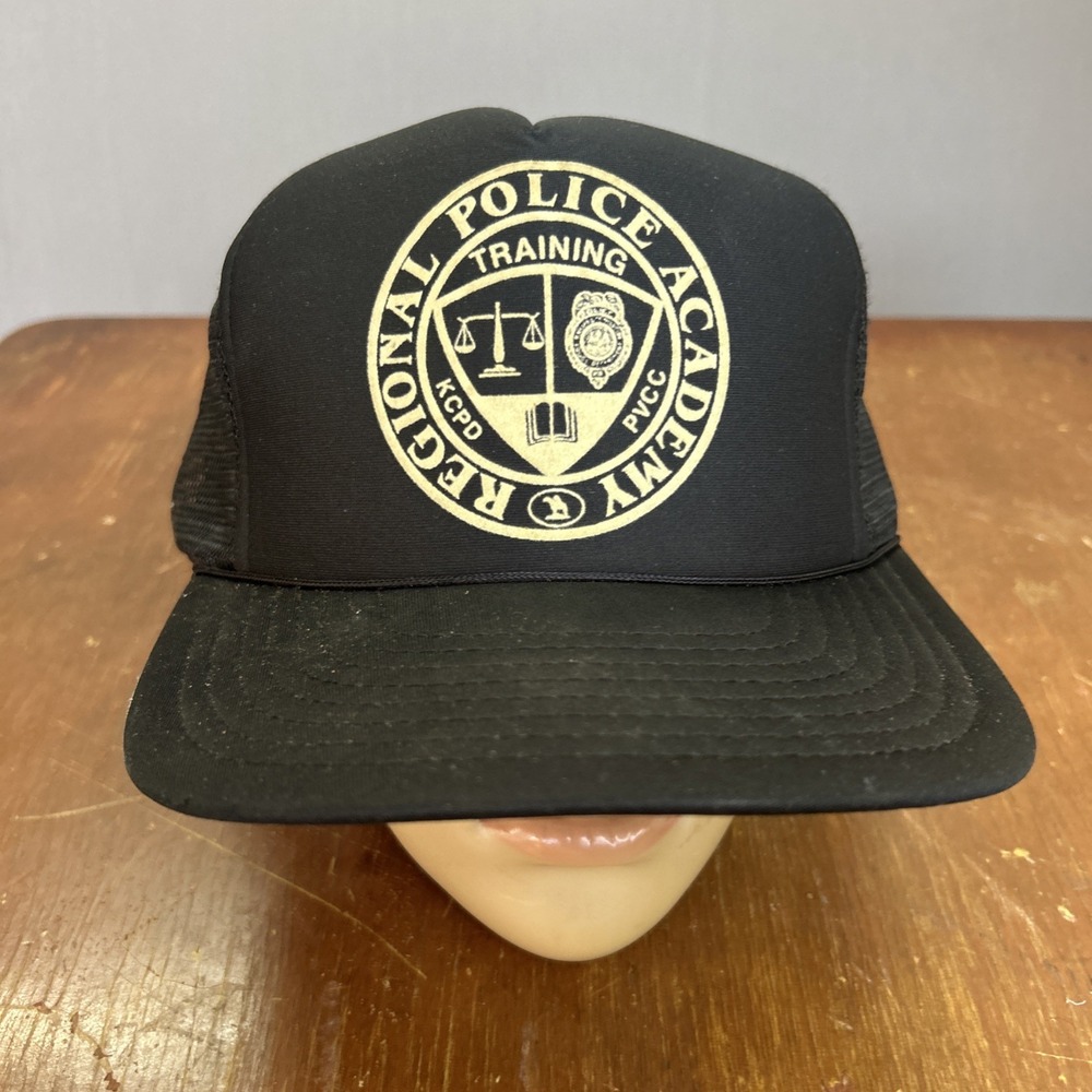 VTG Sportcap Kansas City PD Regional Police Academy Trucker Snapback Hat Black